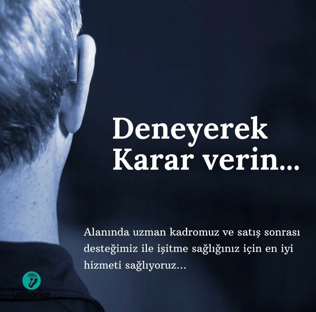 Deneyerek karar verin -14 gün cihaz iade hakkı hakkı, işitme cihazı kullanan kişi